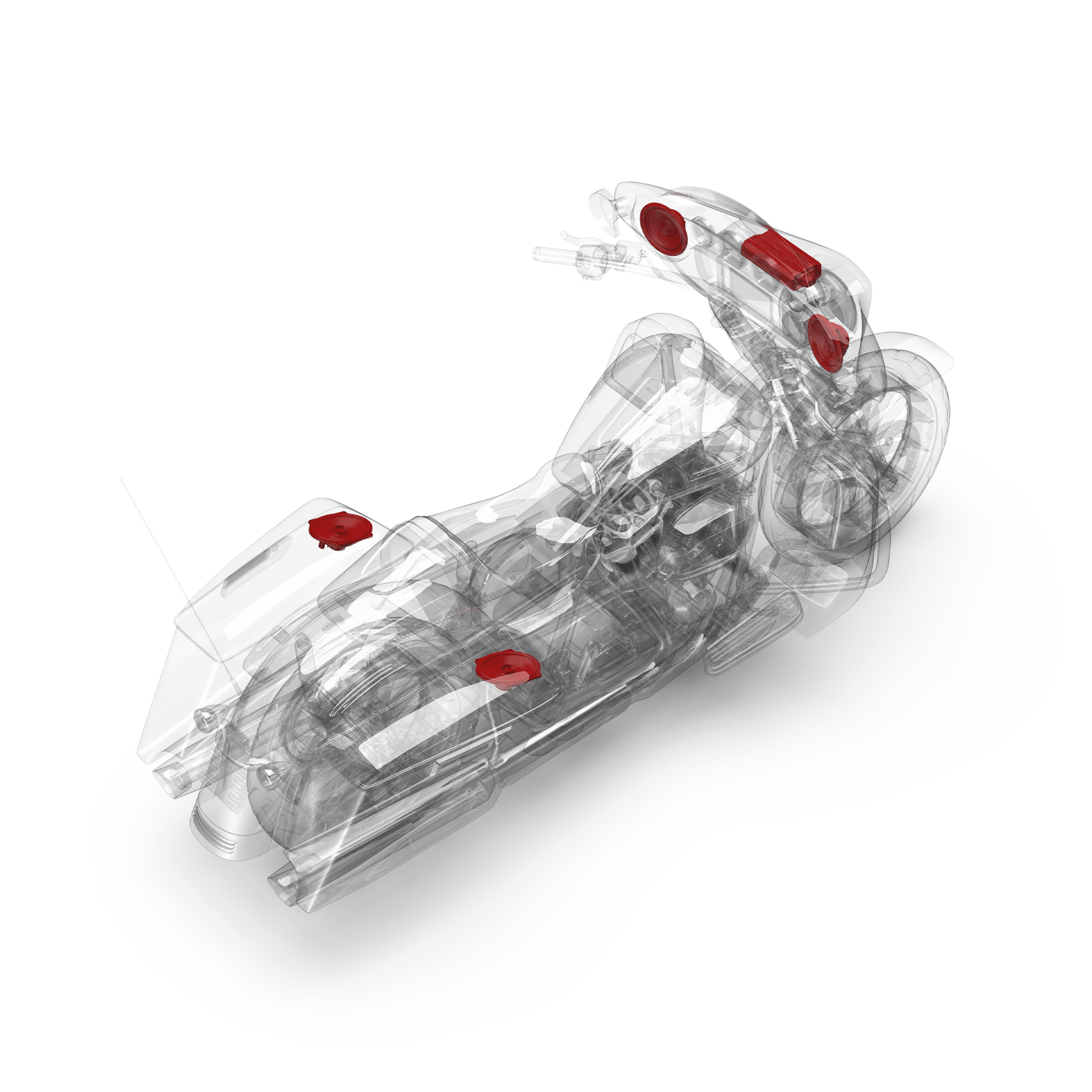 Rockford Fosgate HD14CVO-STG2 Fairing Speakers, Saddlebag Speakers and 800-Watt Amplifier Kit for Select 2014+ Harley Davidson Road Glide CVO & Street Glide CVO Motorcycles