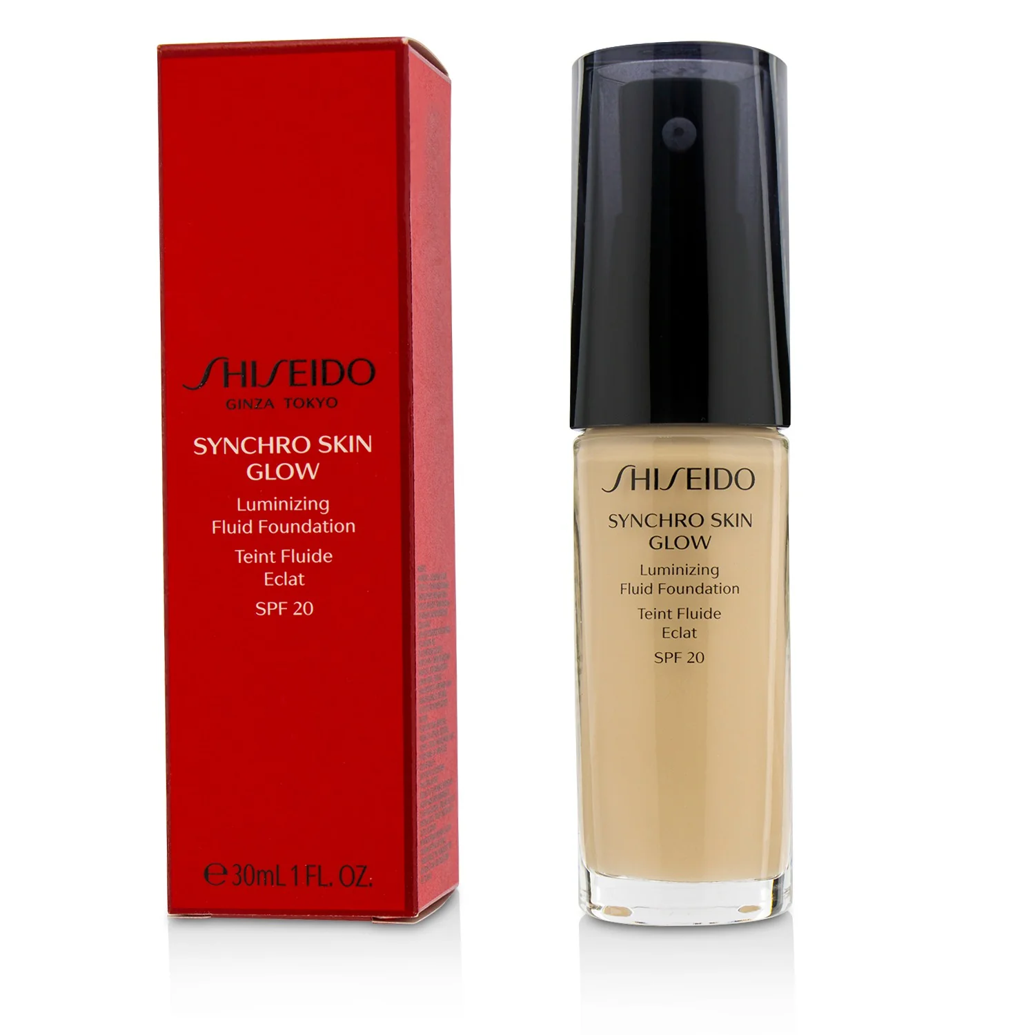 Shiseido Synchro Skin Glow Luminizing Fluid Foundation SPF 20 - # Neutral 2  30ml/1oz