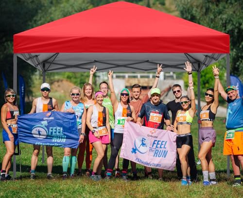 ABCCANOPY Pop Up Canopy - Outdoor Patio Portable Canopy Tent Heavy Duty for Backyard and Deck with 4 Sandbags(White, 10x10)