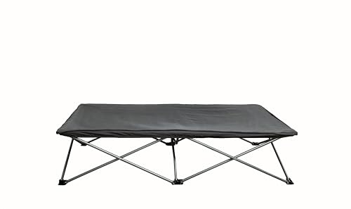 Regalo Extra Long My Cot Portable Toddler Bed - Gray 54x28x12 Inch