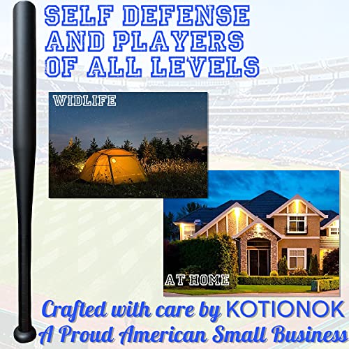 Aluminum Baseball Bat - 28-30 Inch 35 Oz - Softball, Self Defense, Batting Practice, Pickup Games and Home Security - Metal Tball Bat - KOTIONOK