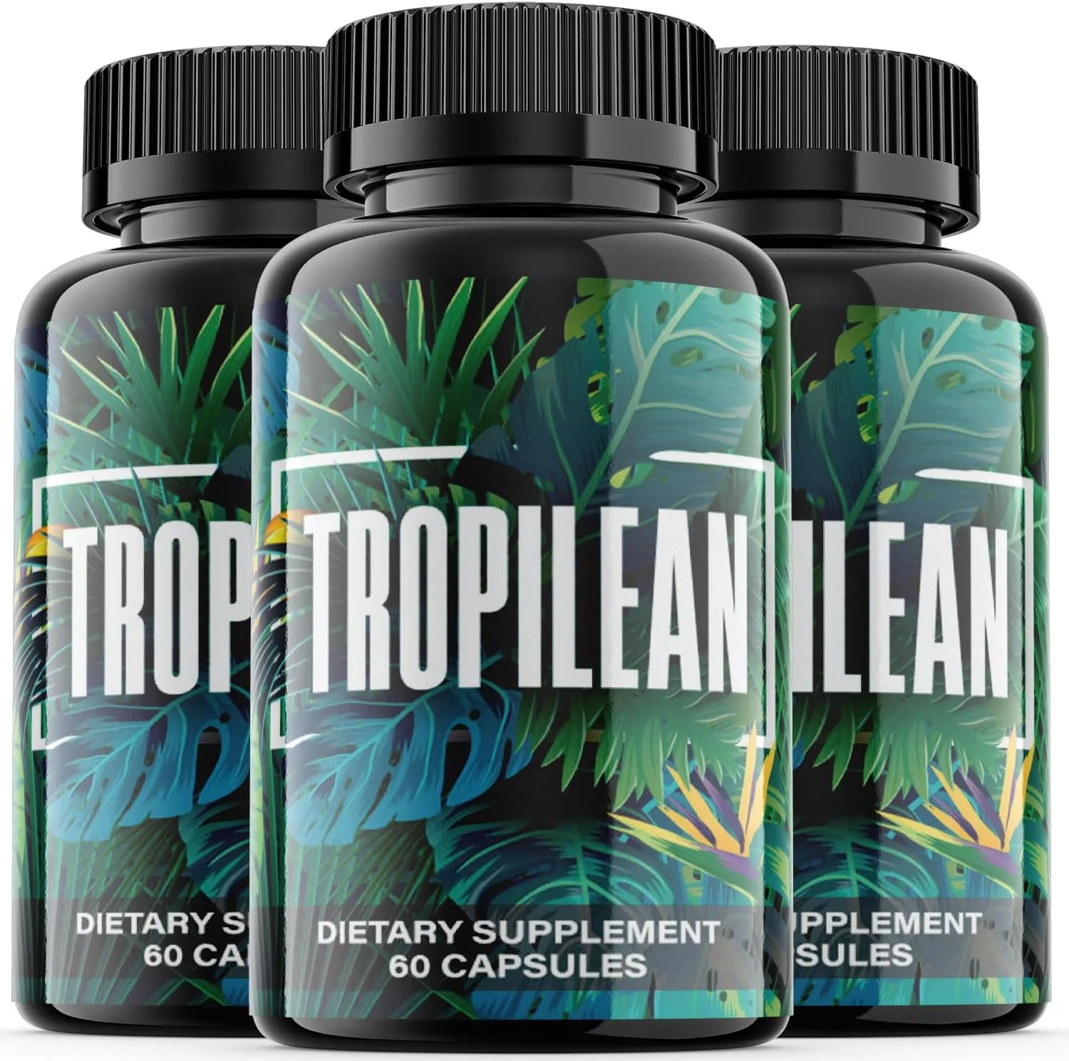 (3 Pack) Tropilean - Keto Weight Loss Formula - Energy & Focus Boosting Dietary Supplements for Weight Management & Metabolism - Advanced Fat Burn Raspberry Ketones Pills - 180 Capsules