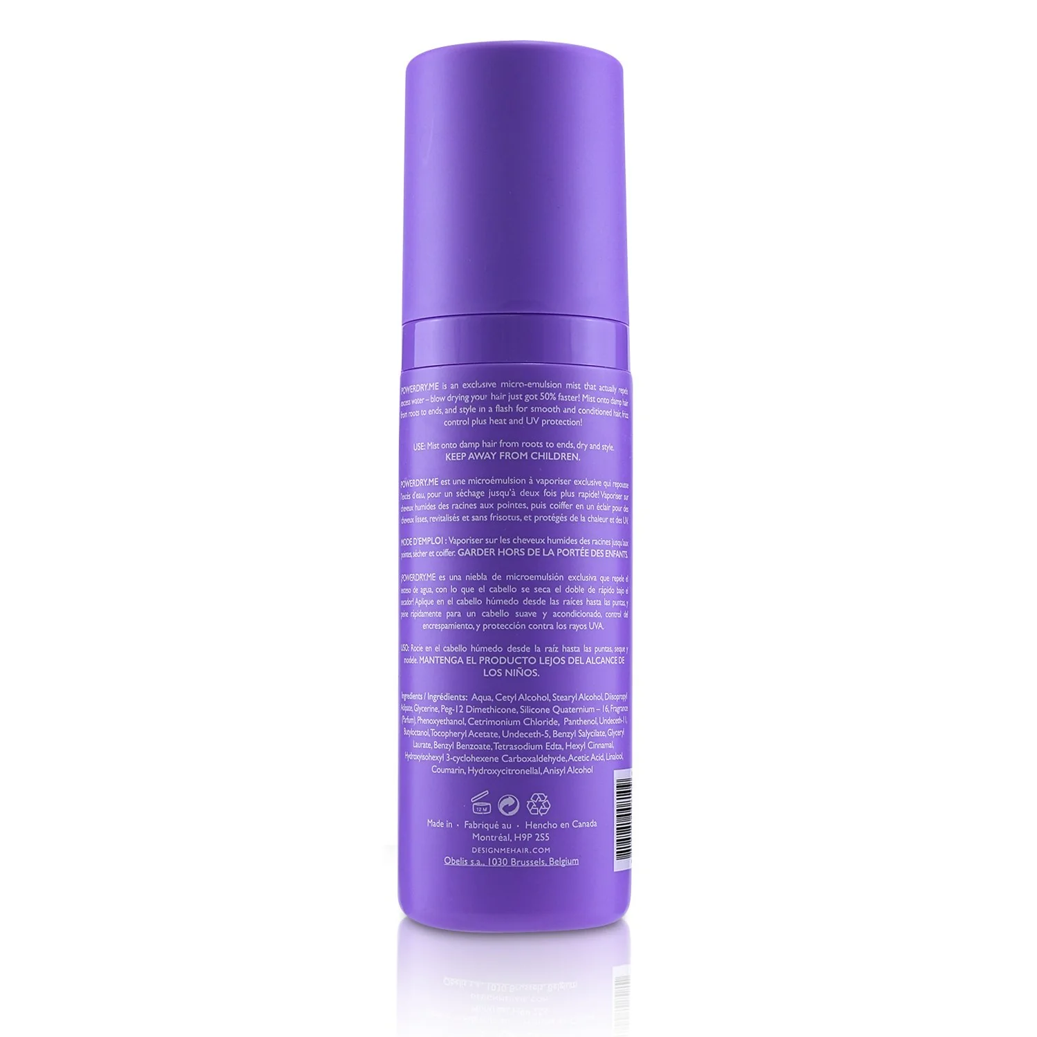 Design.ME PowerDry.ME  100ml/3.4oz