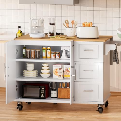Kitchen Island with Storage 54