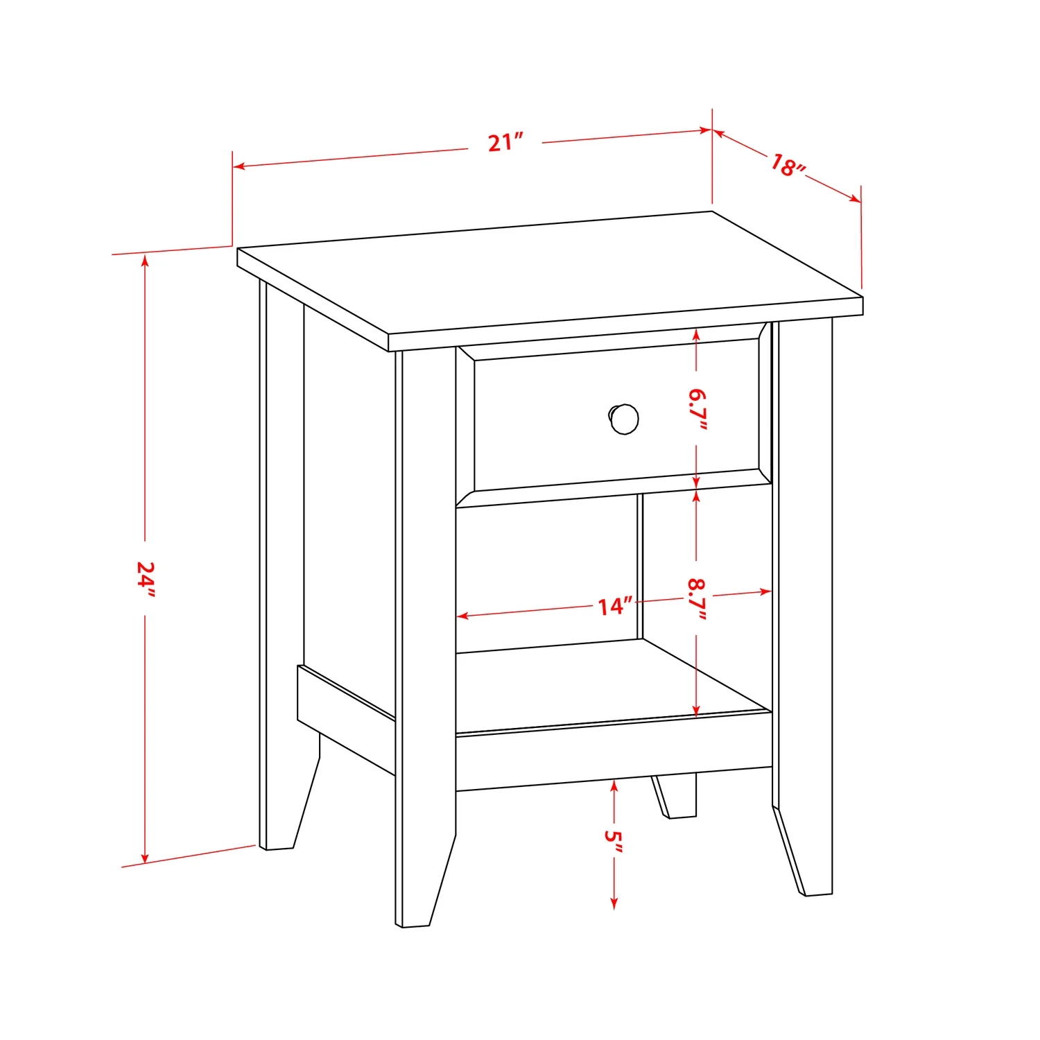 East West Furniture 2-piece Wood Fannin King Bedroom Set in Black/Denim Blue