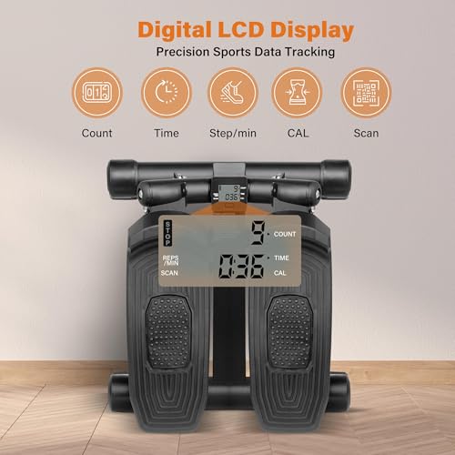 YSSOA Mini Stepper with Resistance Band