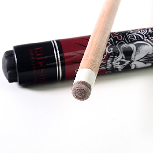 CUESOUL 58 inch 19/20/21 oz 1/2 Maple Pool Cue Stick Kit-Rockin Series
