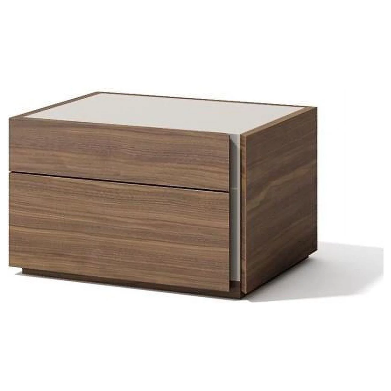 J&M Furniture 17866-NSR Porto Right Facing Night Stand - Walnut