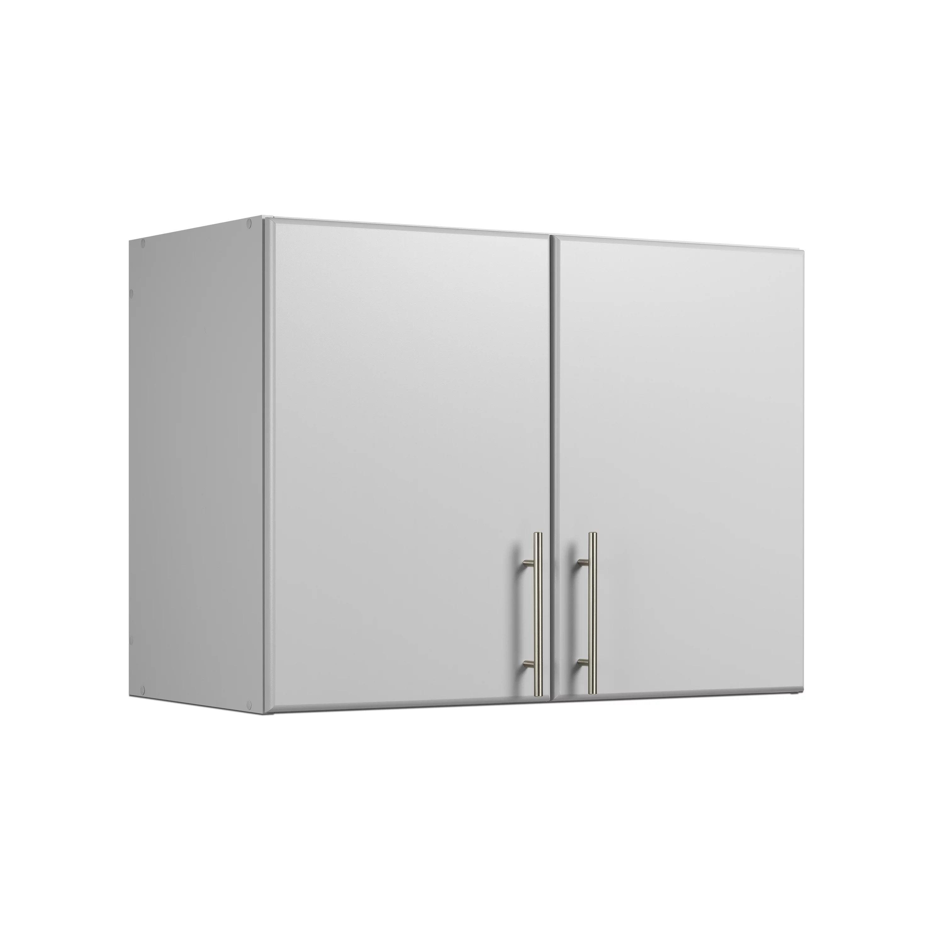 Prepac Light Gray Cabinet: Elite Wall Cabinet, GEW-3224 Garage Cabinet with Storage Shelf, Stackable 16