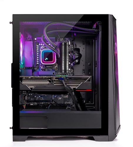 Skytech King 95 Gaming PC Desktop, Ryzen 7 9700X 3.8 GHz (5.5GHz Turbo Boost), NVIDIA RTX 5070 12GB GDDR7, 1TB Gen4 SSD, 32GB DDR5 RAM 6000 RGB, 850W Gold PSU, 360mm ARGB AIO, Wi-Fi, Win 11 Home