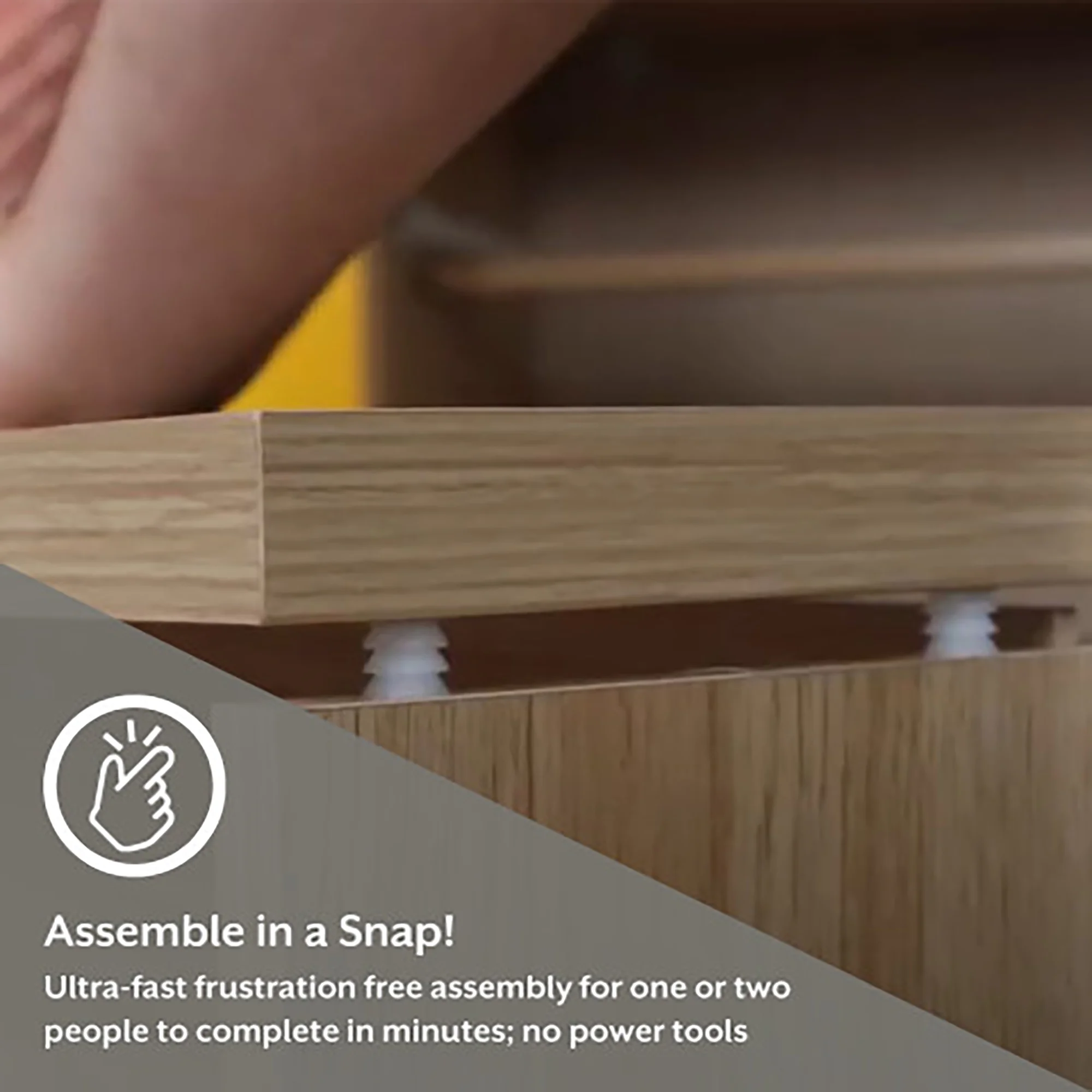 Mainstays Ardent Open Shelf Nightstand, Dark Walnut