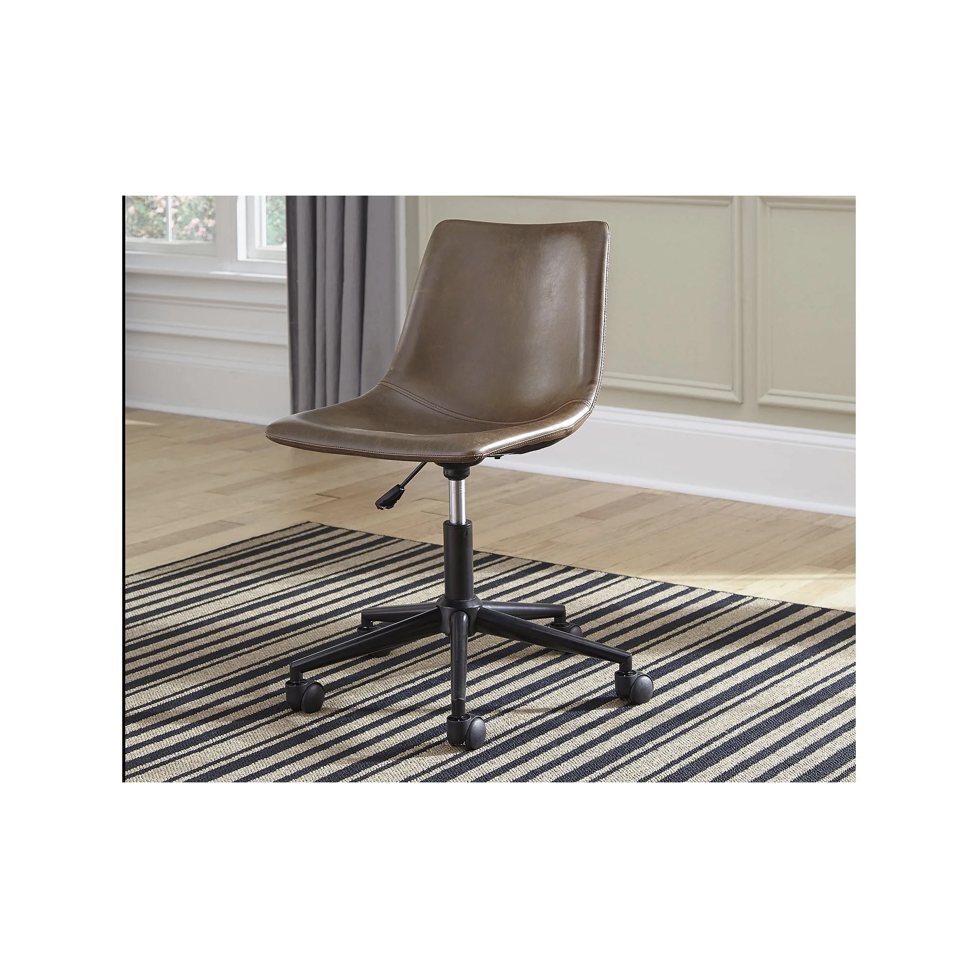 Signature Design by Ashley Casual Office Chair Program Home Office Desk Chair  Brown