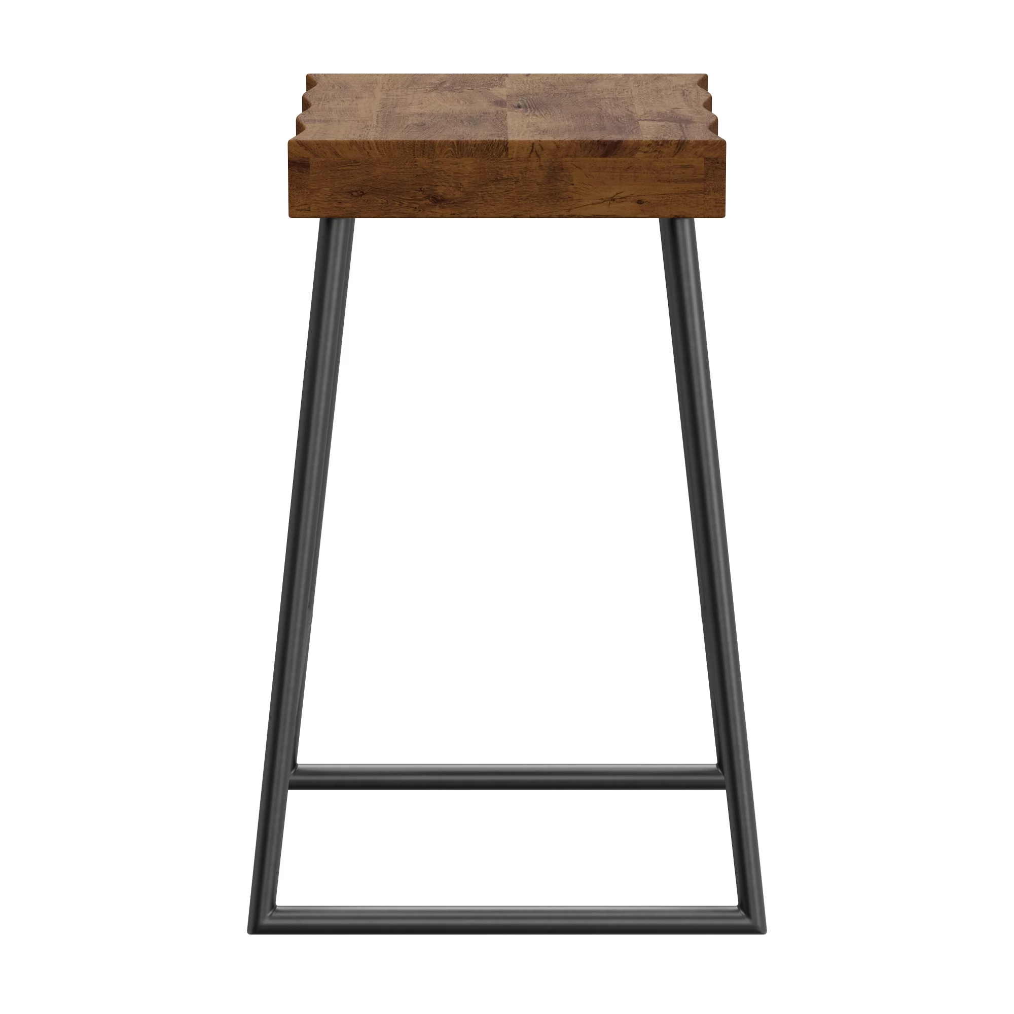 Hillsdale Furniture Emerson Wood Backless Counter Height Stool, Natural Sheesham
