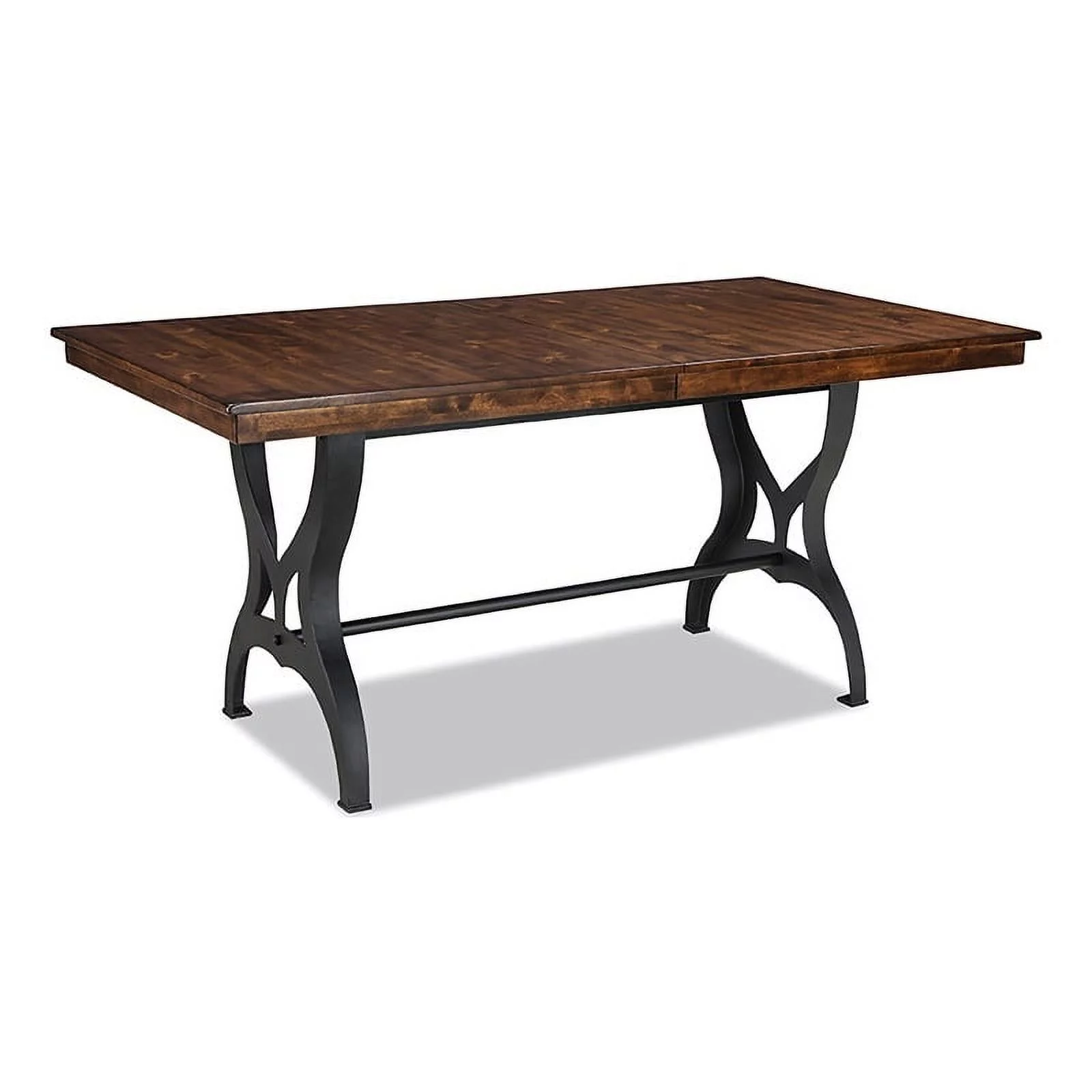 Intercon Furniture Traditional Wood Gathering Table in Copper