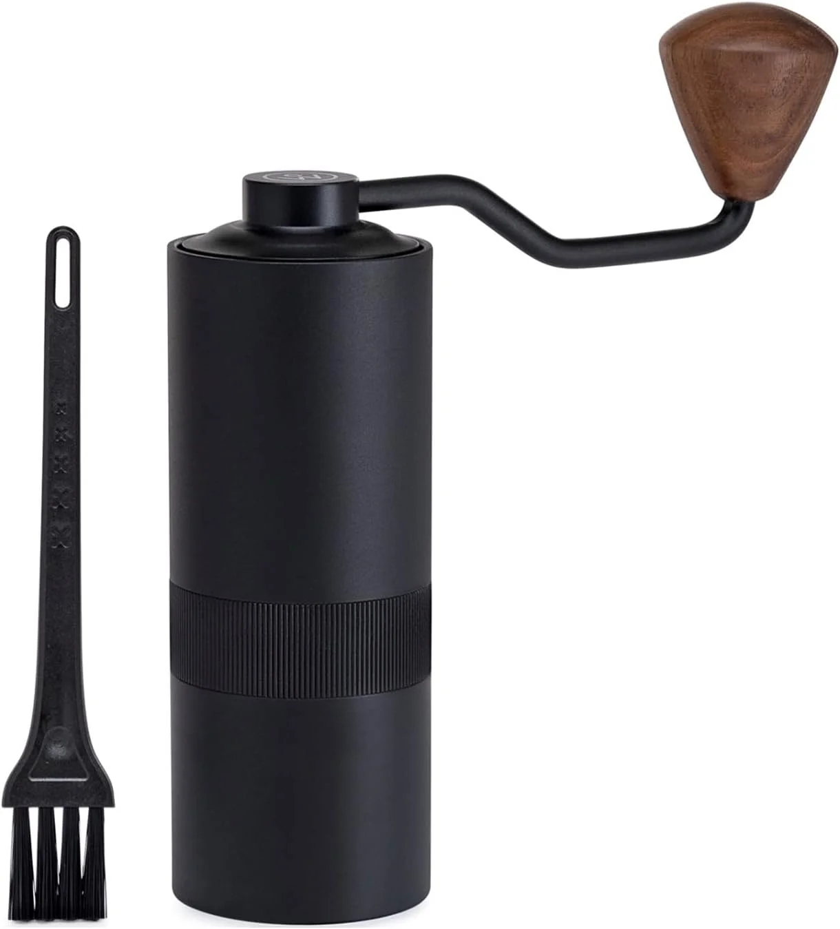 Artisan Series Aluminum Alloy Manual Conical Burr Mill Coffee Grinder With Adjustable Setting - Whole Bean Burr Coffee Grinder For Aeropress, Drip Coffee, Espresso, French Press, Turkish Brew