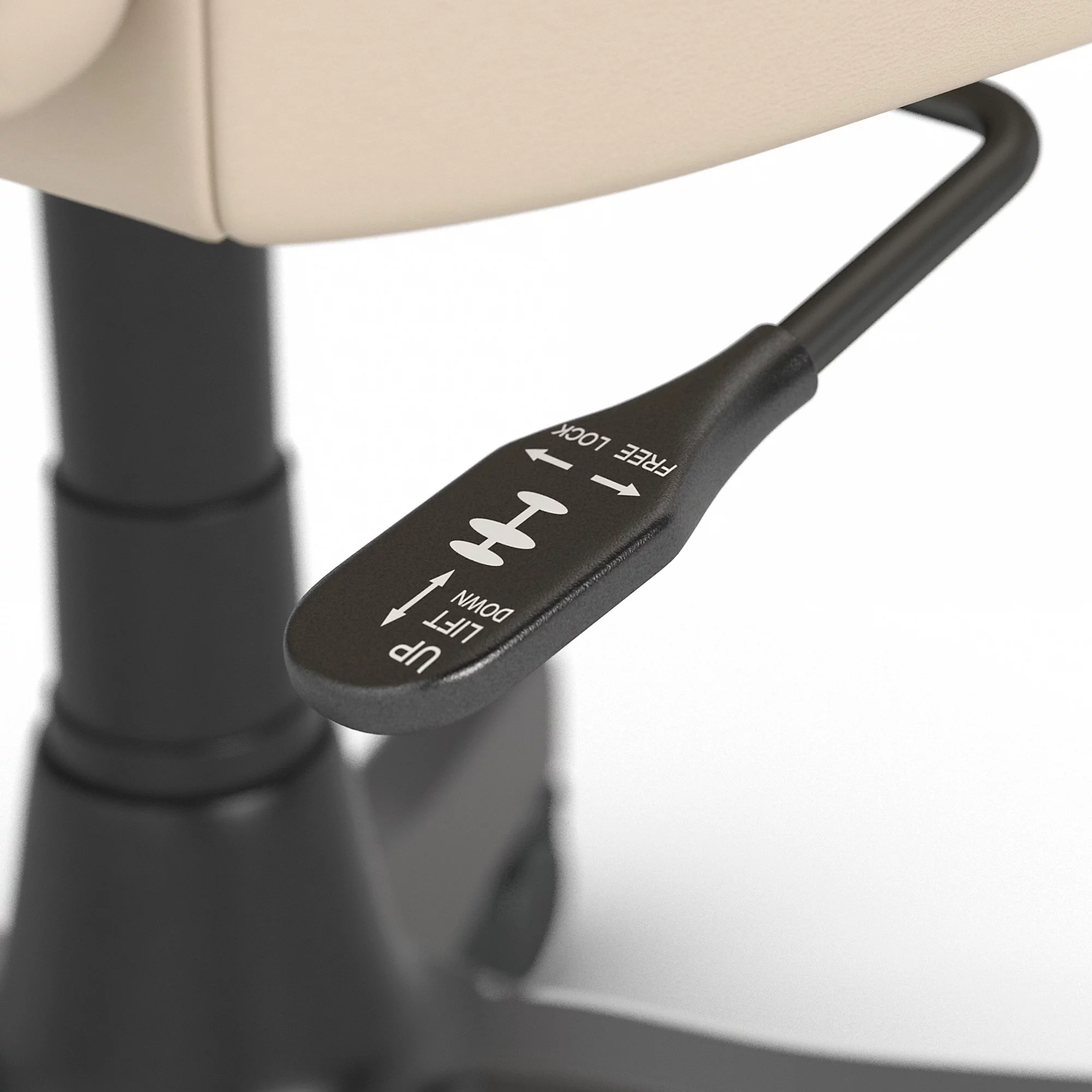 Bush Furniture Cabot Mid Back Tufted Office Chair in Antique White Leather