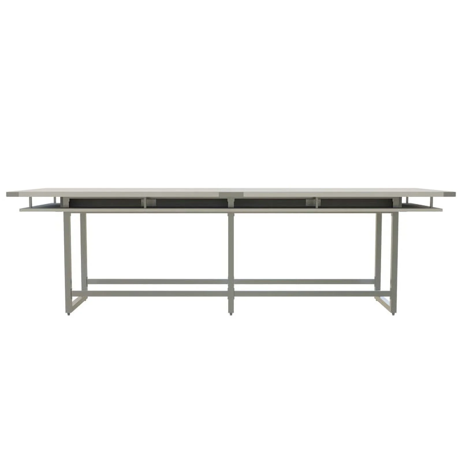 Scranton & Co Conference Table Standing Height - 12' White Ash