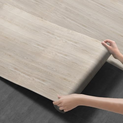 3D Peel and Stick Vinyl Floor Tile Roll Wood Plank Sticker 23