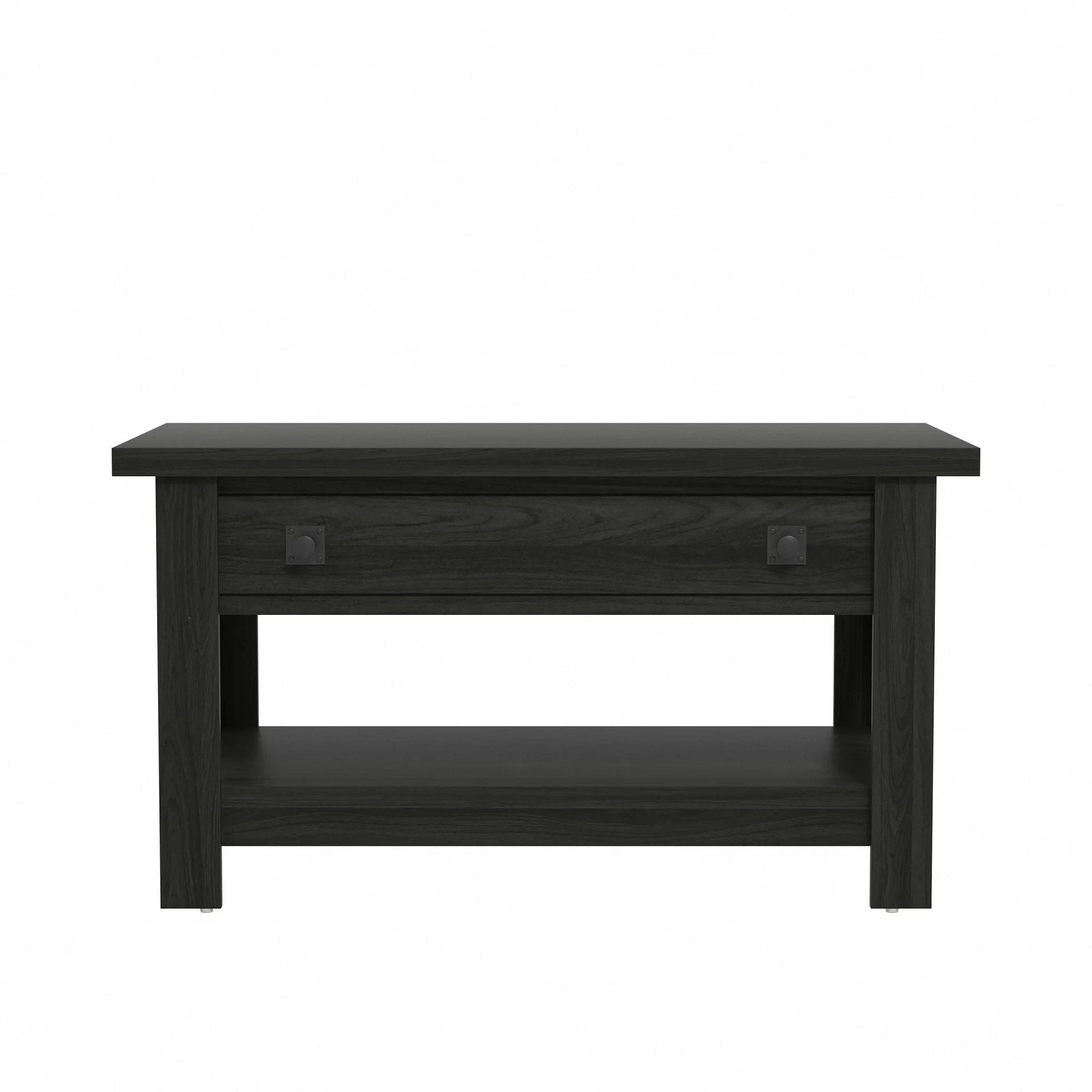 Hillsdale Coover Wood Rectangle Lift Top Coffee Table, Black