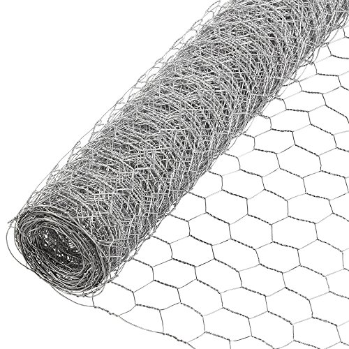YardGard Chicken Wire 2 Inch Mesh 24 Inch X 150 Foot 20 Gauge Galvanized Steel Wire Fence Ideal for Crafting, Garden Protection, Bird Enclosures, Chicken Coops, Poultry Netting and Rabbit Fencing