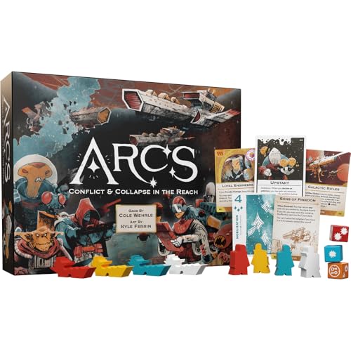Leder Games Arcs: Conflict & Collapse in The Reach - 2 to 4 Players, Ages 14+