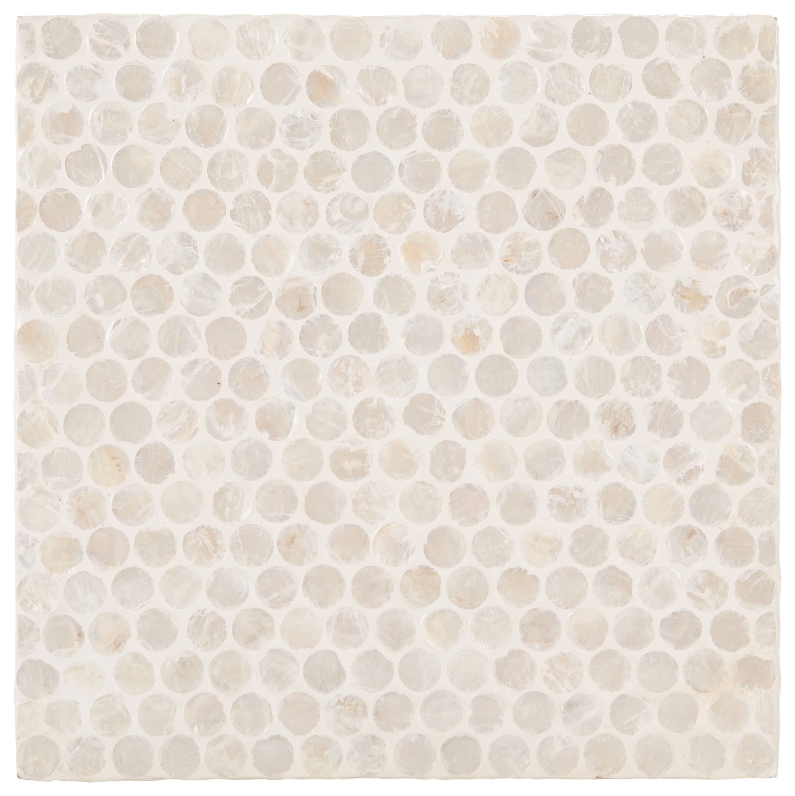 SAFAVIEH Milan Abstract Dot Square Accent Table, White