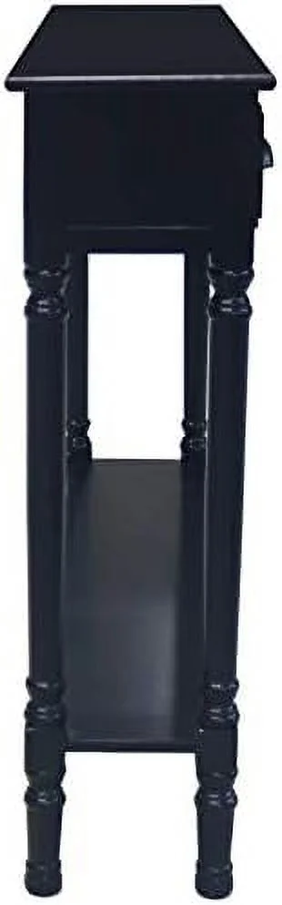 RUNFAYBIU Burlington Console Table with 3 Drawers  32-inch Tall  39 1/2-inch Wide  9-inch Deep  Sahara