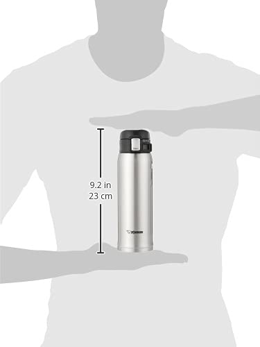 Zojirushi SM-SA60BA Stainless Steel Vacuum Insulated Mug, 1 Count (Pack of 1), Black, 20 oz.