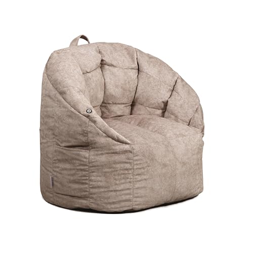 Big Joe Milano Lenox Denim Cobalt Beanbag Chair