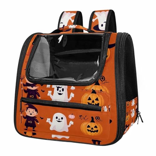 Monsters Halloween Pet Travel Carrier Soft Sided Portable Bag for Cats, Small Dogs, Kittens or Puppies