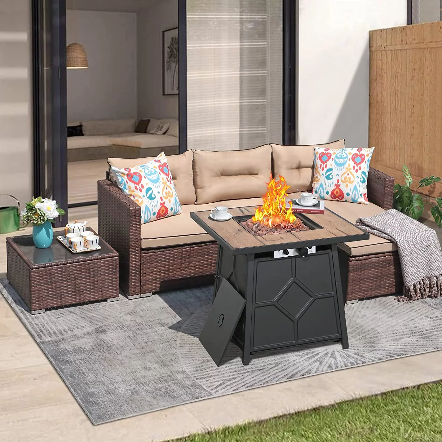 Patio Furniture Set with 28