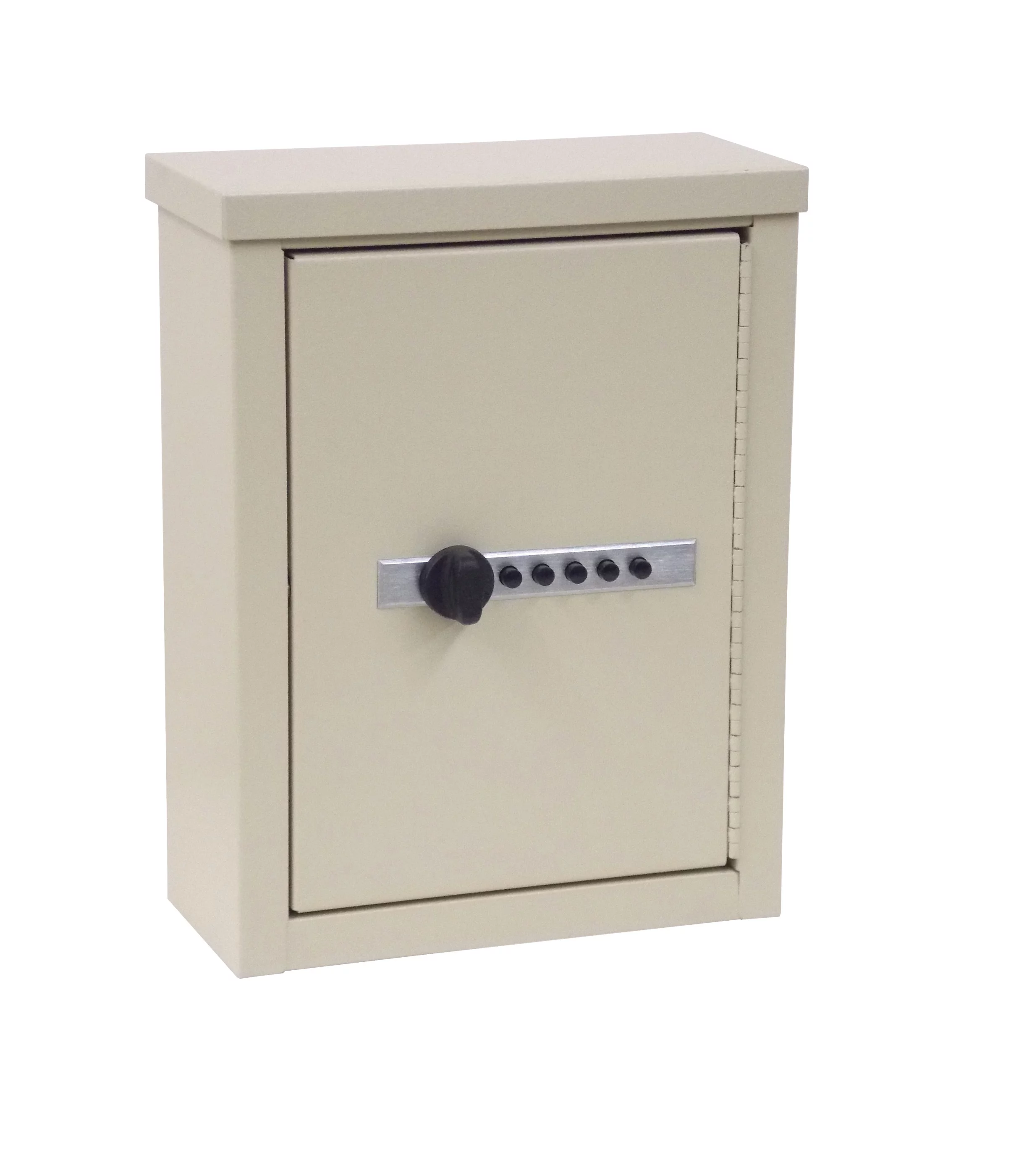 Omnimed Painted Steel Mini Wall Storage Cabinet W Combo Lock In Beige (12