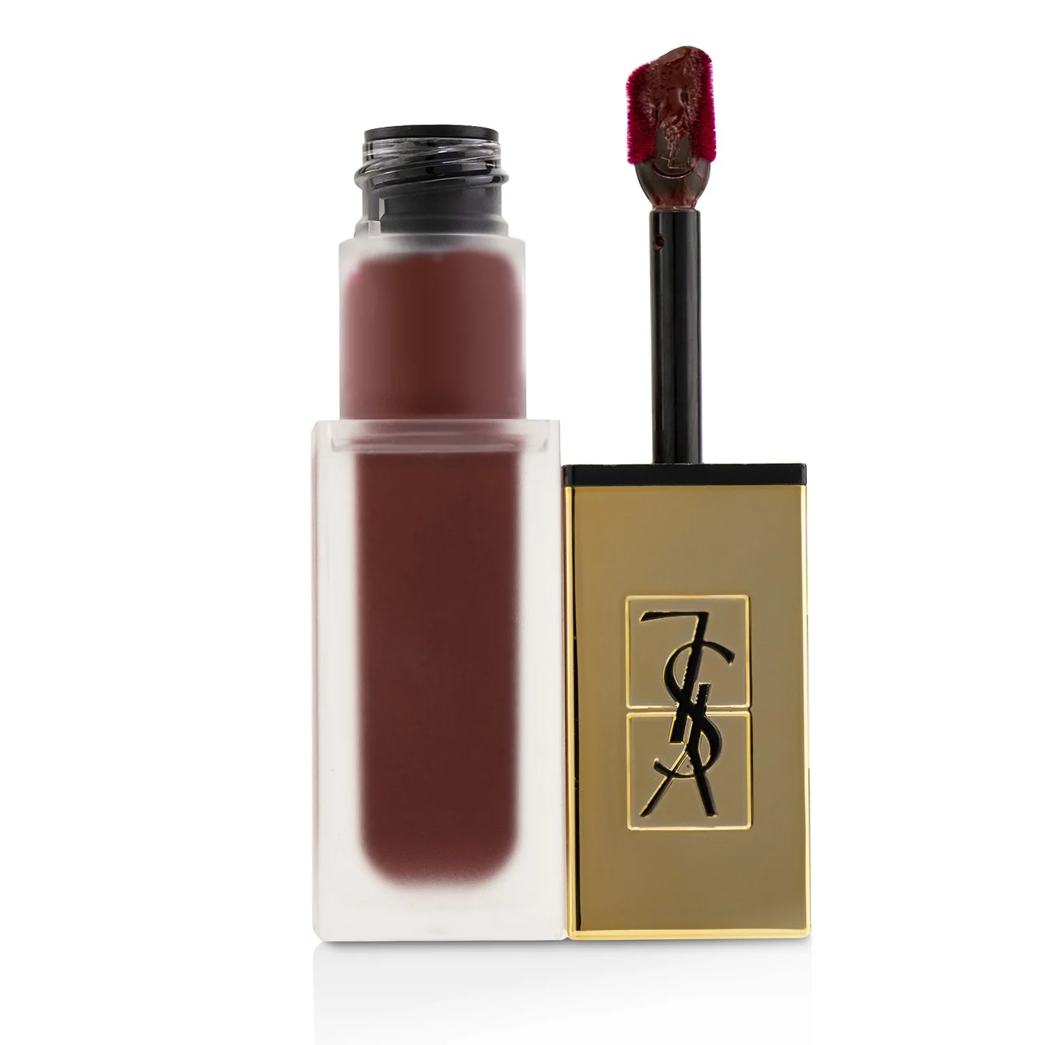 Yves Saint Laurent Tatouage Couture Matte Stain - # 8 Black Red Code (Box Slightly Damaged)  6ml/0.2oz