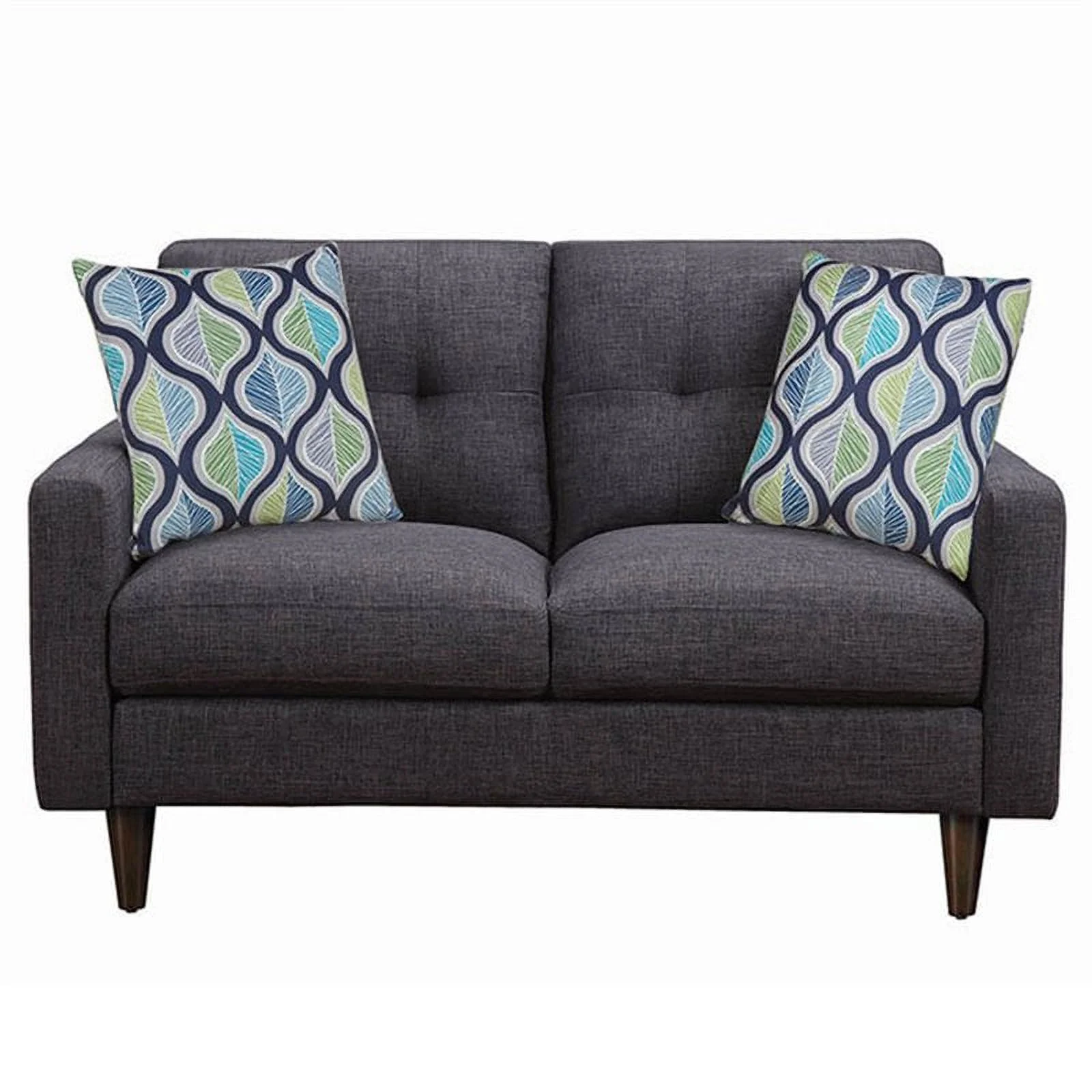 Watsonville 3-piece Cushion Back Living Room Set Grey
