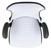 Emma + Oliver High Back Designer White Mesh Executive Ergonomic Office Chair - Adjustable Arms