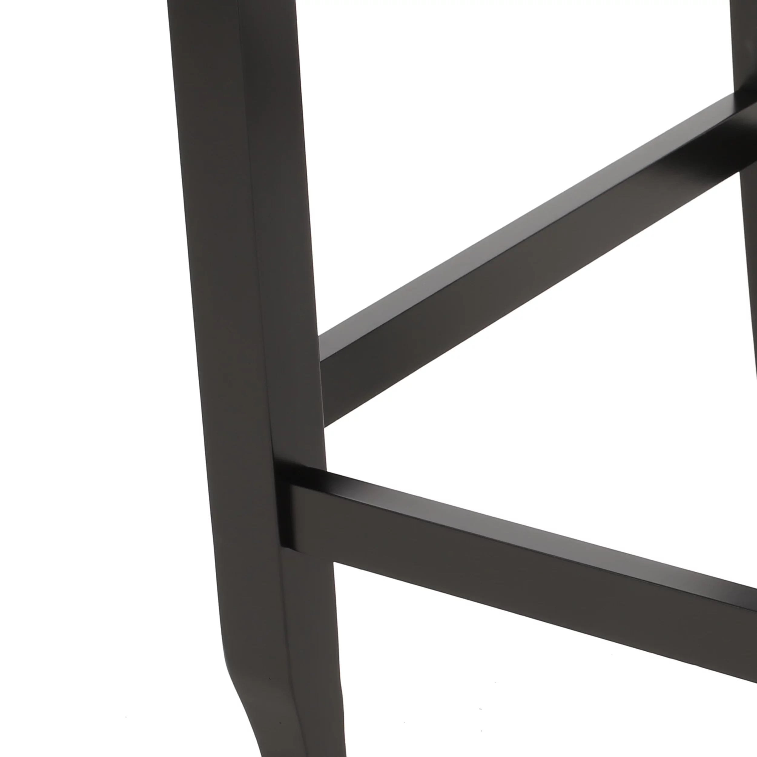 Noble House Christopher Wingback Barstool, Set of 2, Navy Blue, Dark Brown