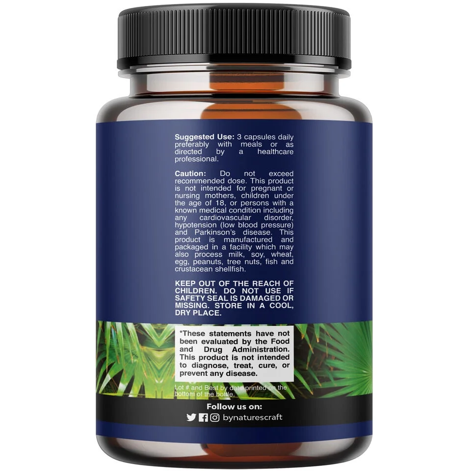 Herbal Prostate Health Supplements for Men - with Beta Sitosterol Selenium 90ct