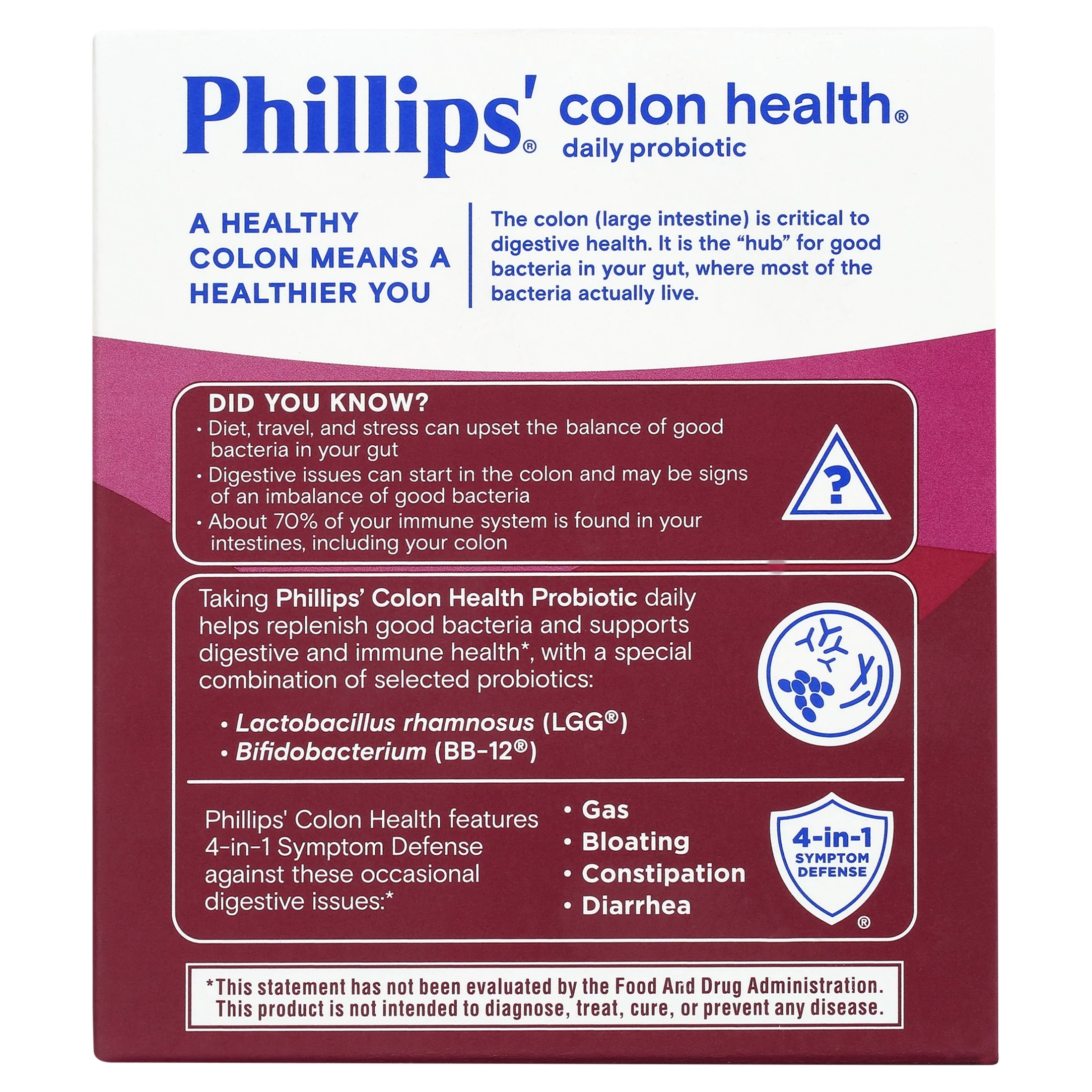 Phillips Colon Health Probiotic Supplement (90 Count)