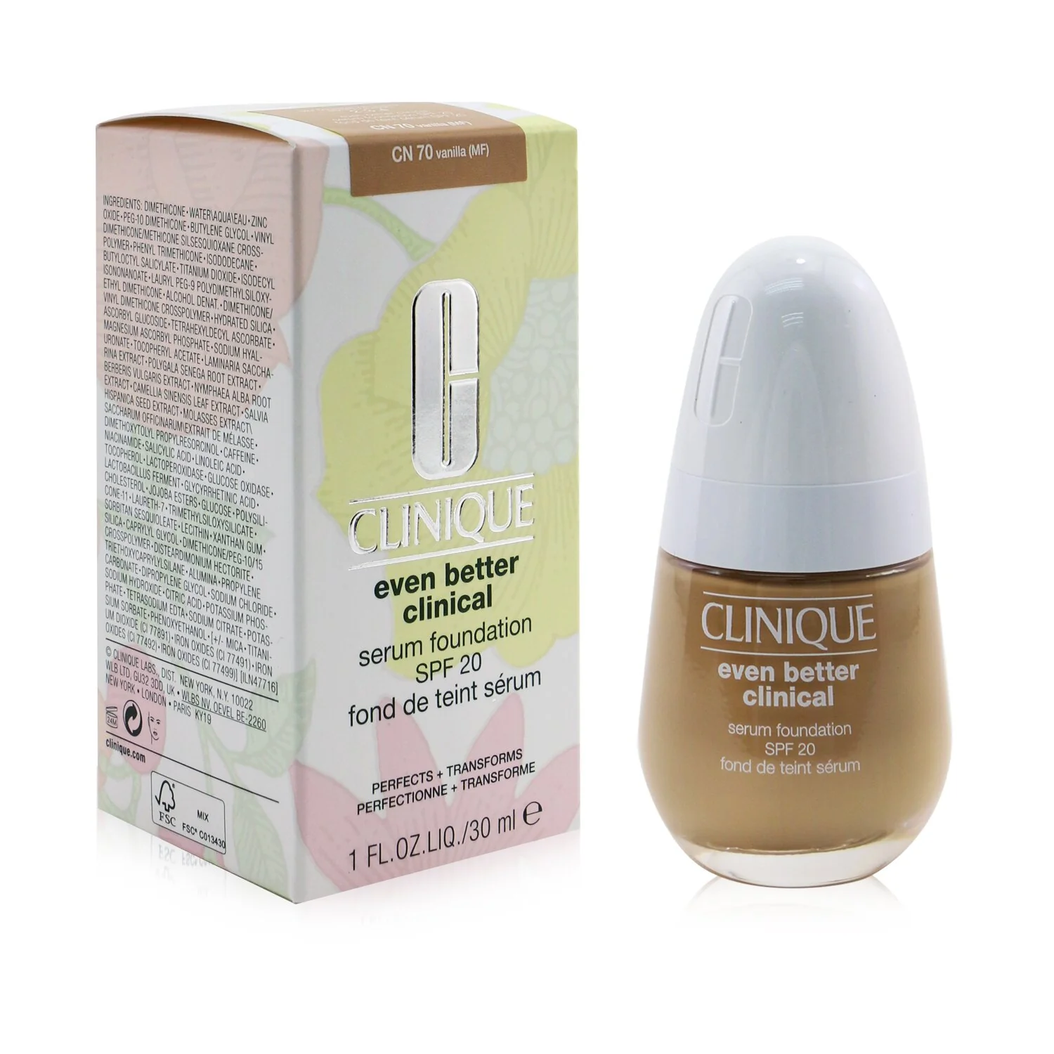 Clinique Even Better Clinical Serum Foundation SPF 20 - # CN 52 Neutral  30ml/1oz