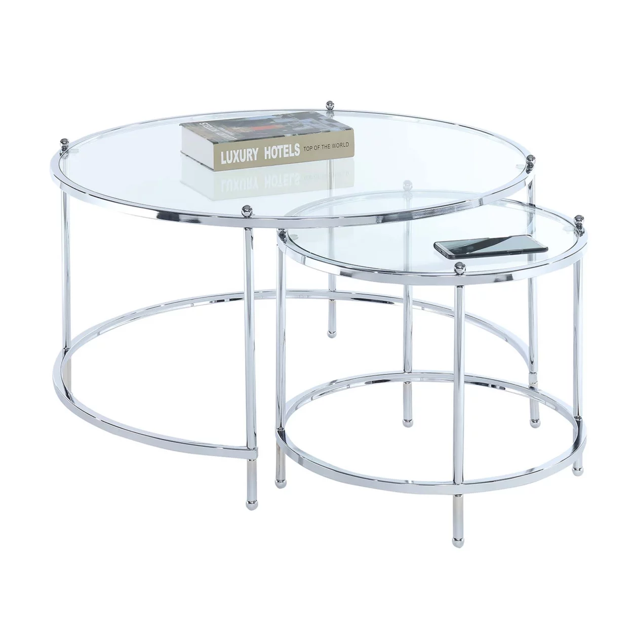 Royal Crest Nesting Round Coffee Table