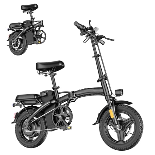 Electric Bike for Adults Peak 500W, 23MPH Max Speed Folding Electric Bicycles, 14
