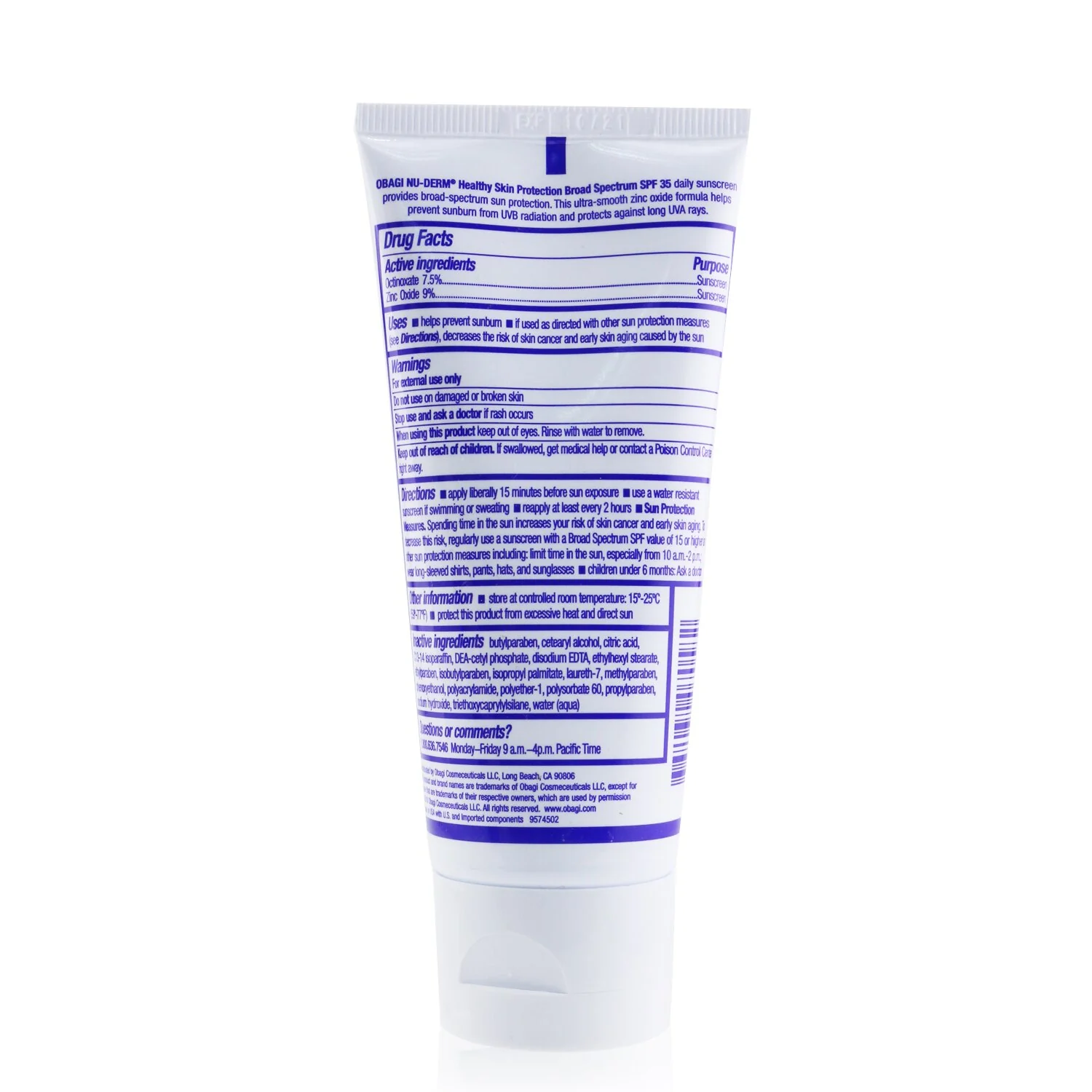 Obagi Nu Derm Healthy Skin Protection SPF 35  85g/3oz