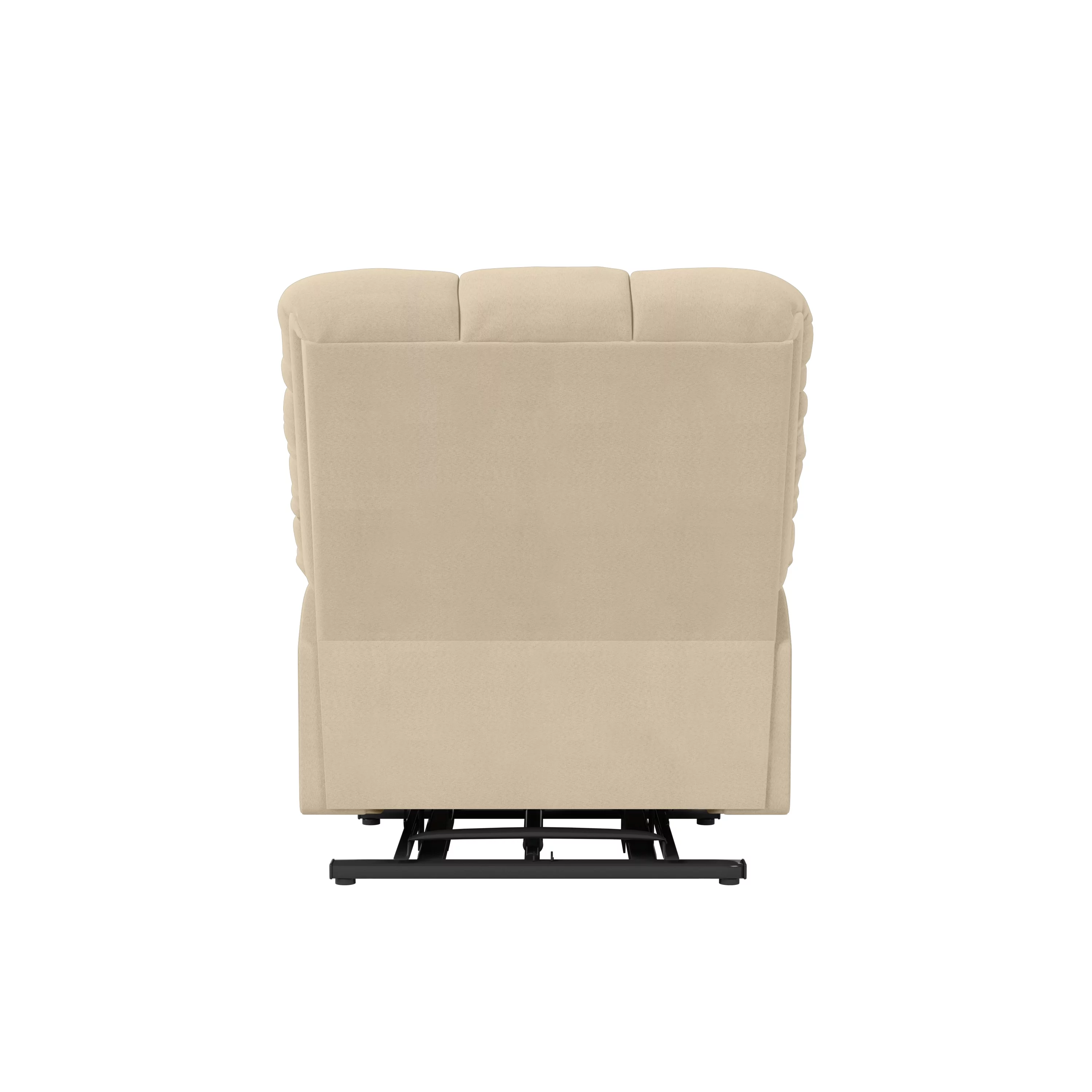 Homesvale Microfiber Khaki Wall Hugger Recliner with Power Lift
