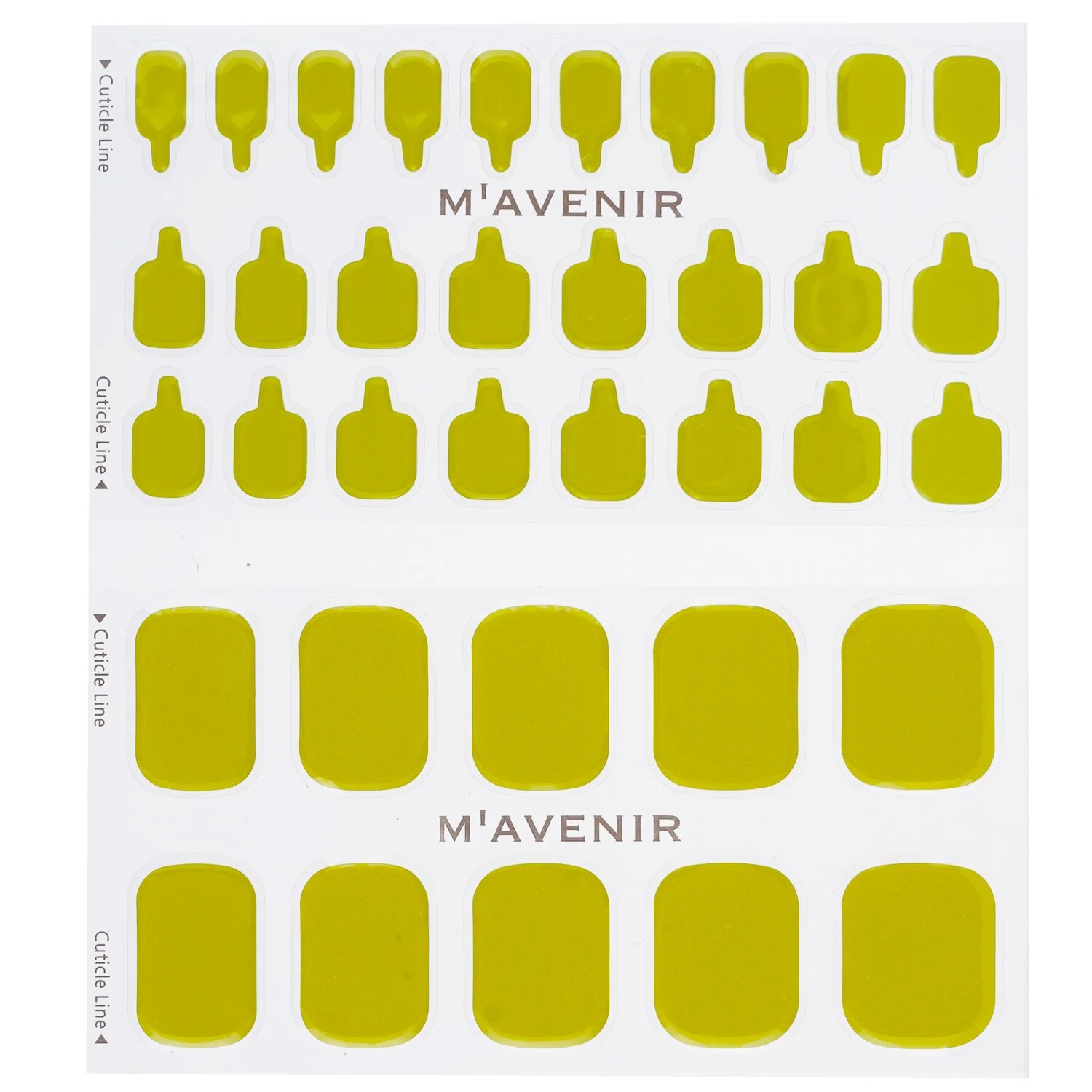 Mavenir Nail Sticker (Green) - # Brillante Deep Green Nail  32pcs