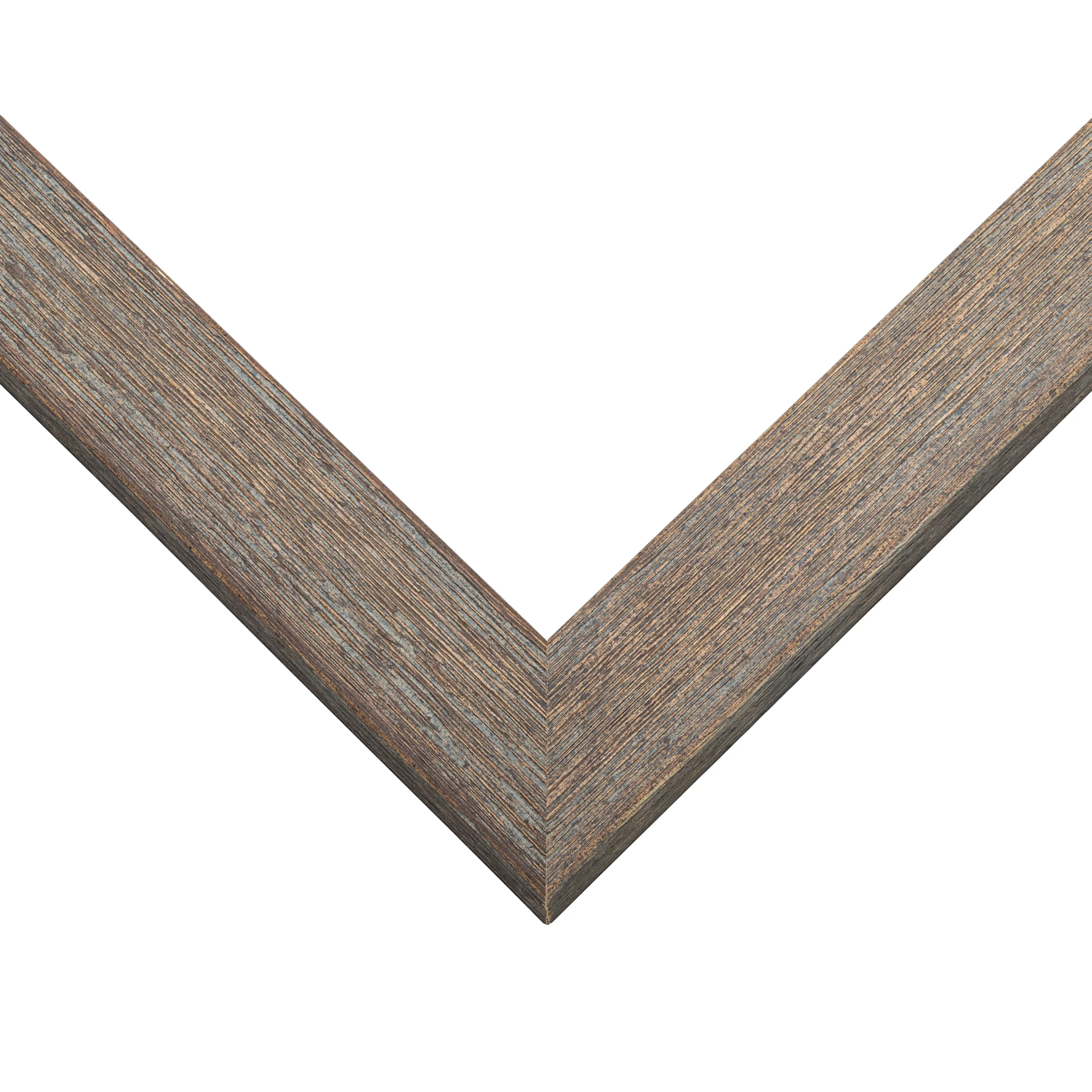 14x40 Knotty Brown Real Wood Picture Frame Width 1.25 inches | Interior Frame Depth 0.5 inches |