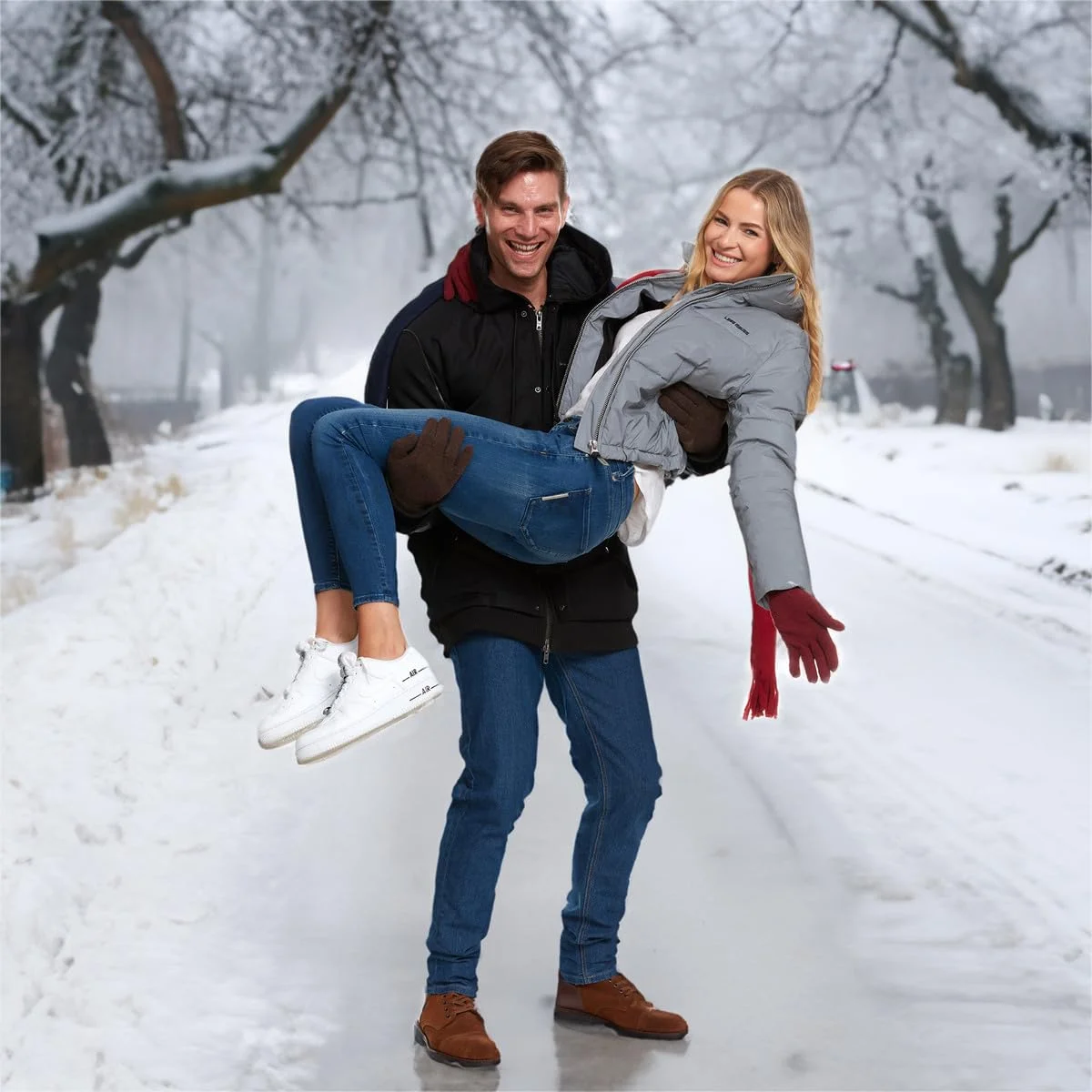 Yacht & Smith 48 Pack Wholesale Bulk Winter Thermal Beanies Skull Caps, Thermal Gloves Unisex (Hat Glove Set A)