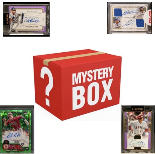Baseball Sports Mystery Pack | 25 Cards | 1x Autograph/Relic | 4x Rookie Cards Guaranteed