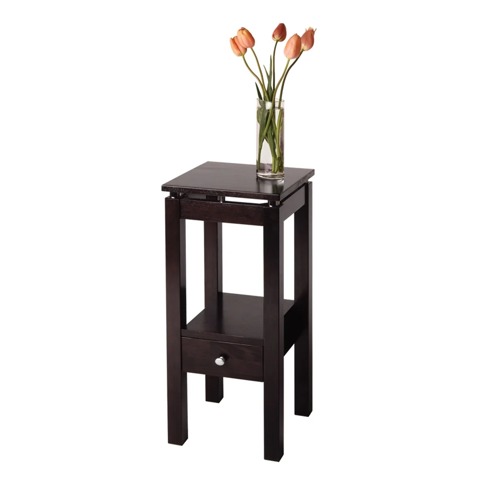 Winsome Wood Linea Phone Stand, Accent Table, Espresso Finish