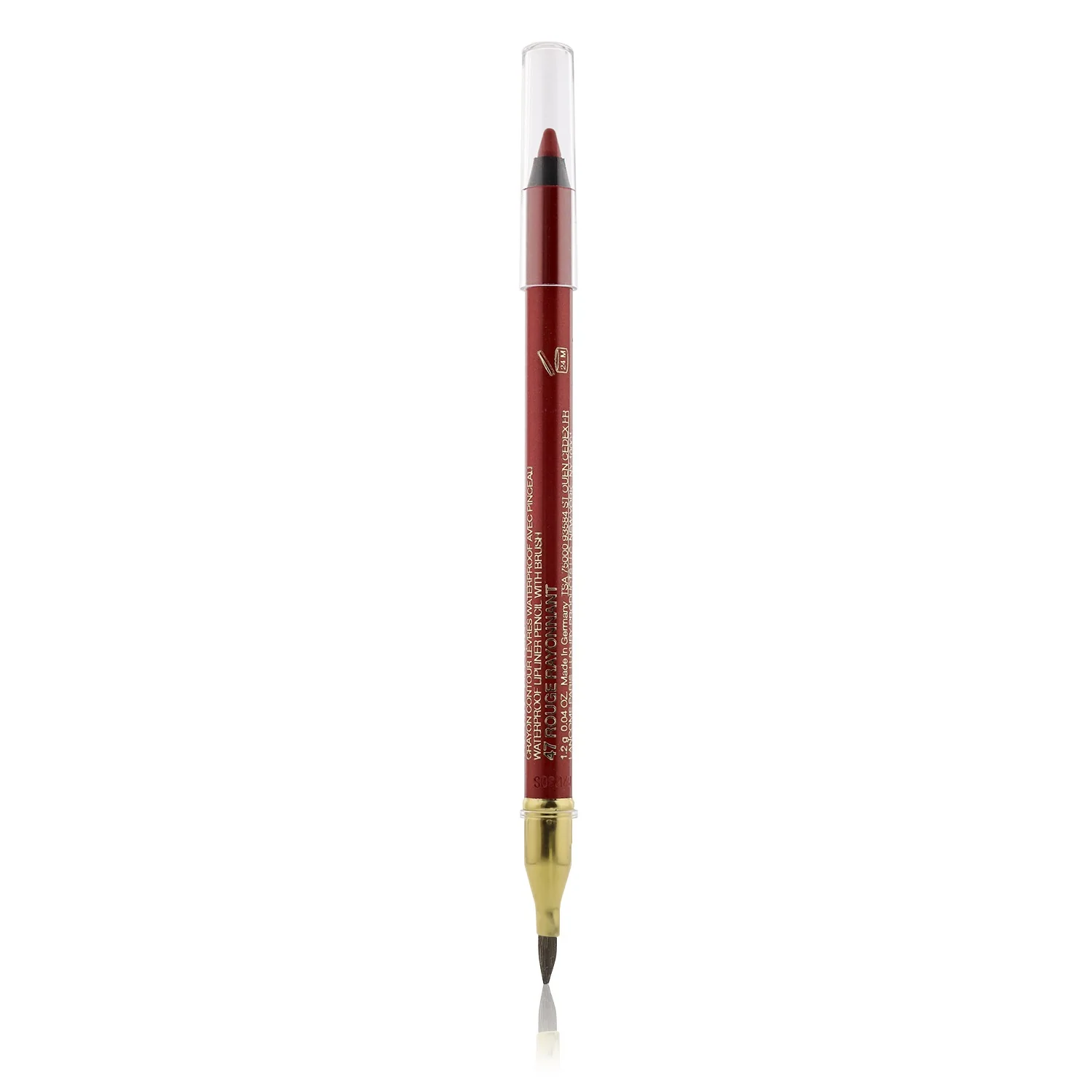 Lancome Le Lip Liner Waterproof Lip Pencil With Brush - #114 Tangerine  1.2g/0.04oz