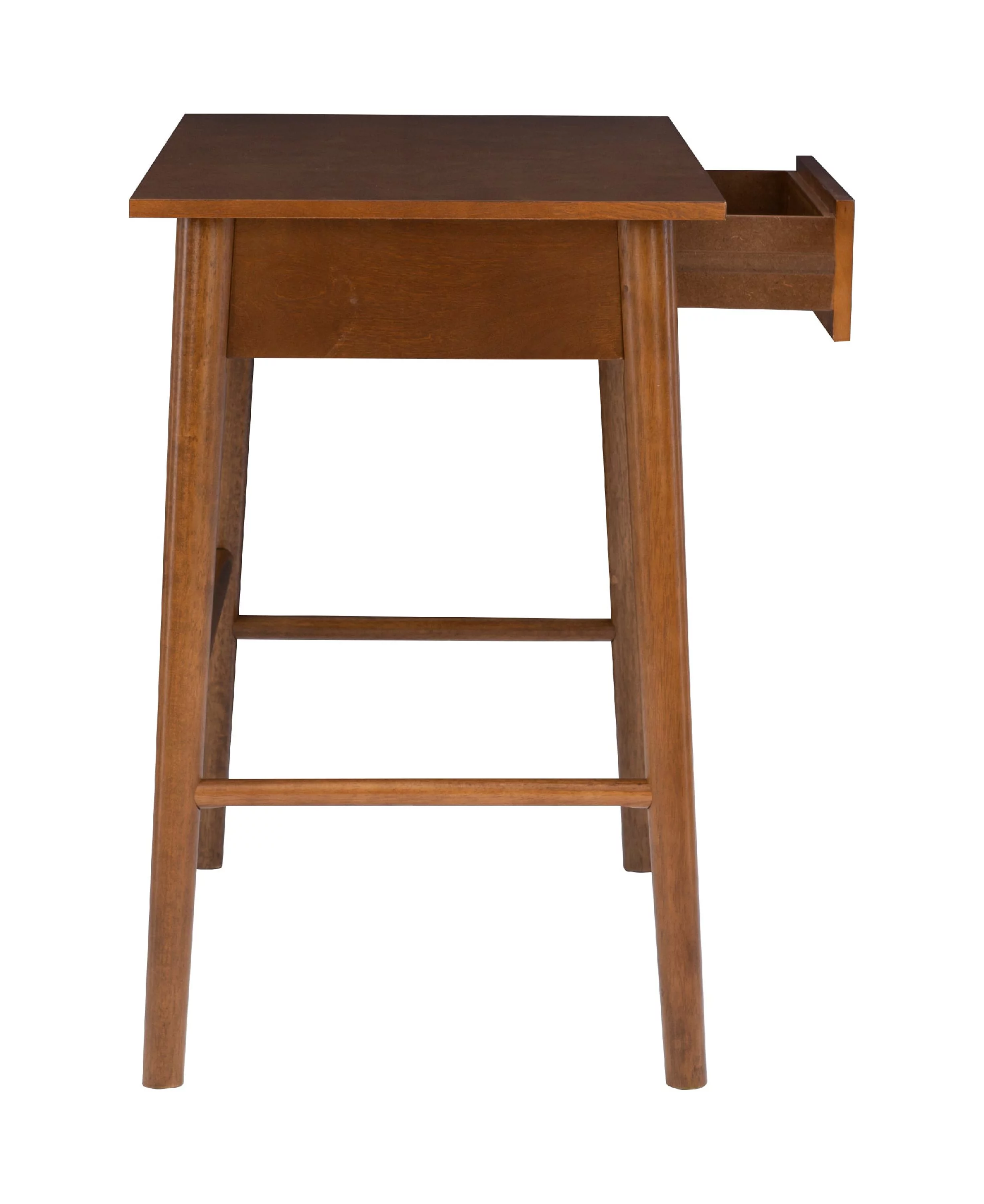 Linon Ashville Single Drawer Mid-Century Writing Desk, 42